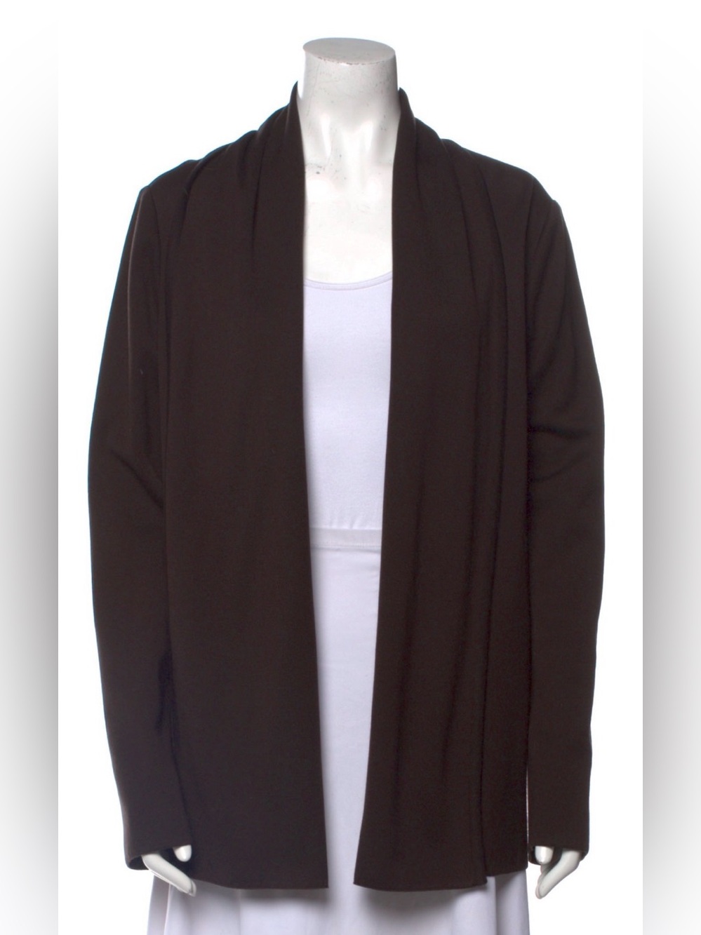 St. John Collection Brown Women's Open Cardigan Jacket. Price firm.